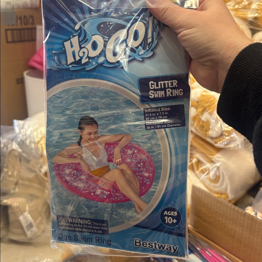 5/$10 Glitter swim ring